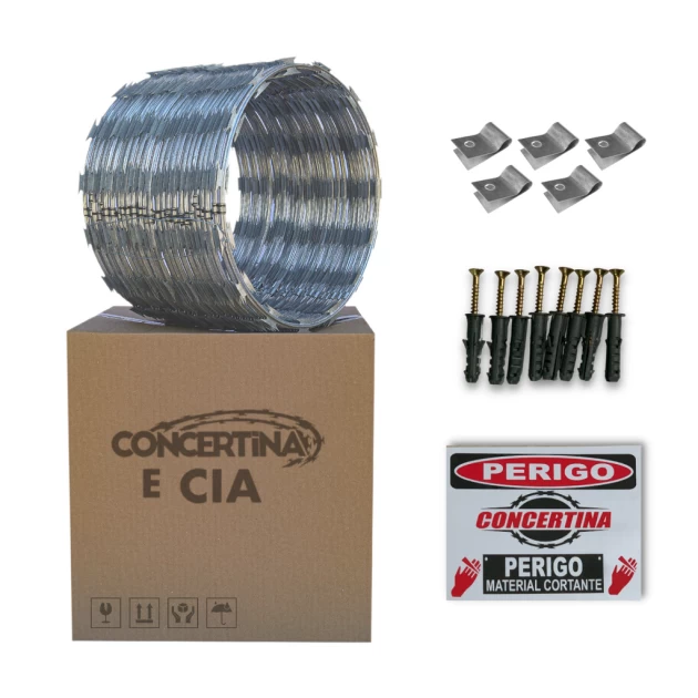 Concertina Proteção Segurança Eletrônica 